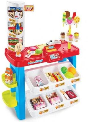 Дитячий ігровий набір супермаркет, дитяча кондитерська з касою, арт. 668-19-21