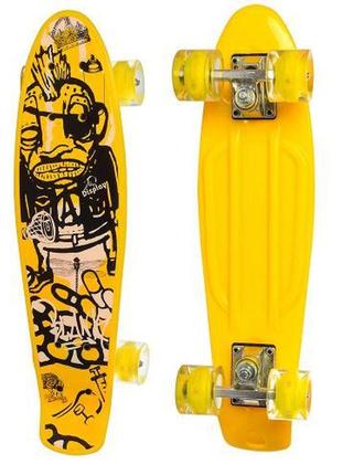 Скейт спортивний дитячий, penny board дитячий, profi арт. ms 0749-5