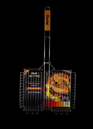 Решетка для гриля с бортиком gusto time2grill gt-7105 66x31x24x5.5 см