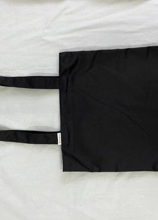 Шопер сумка торба тканинна стильна однотонна для покупок, навчання, поїздок3 фото