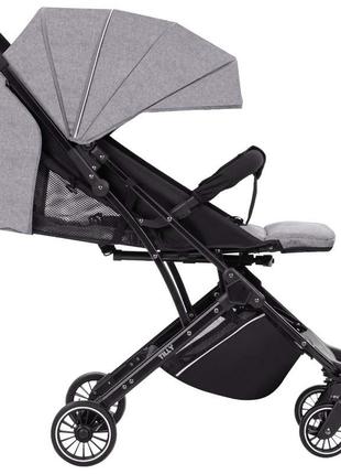 Дитяча прогулянкова коляска tilly bella, сірий колір3 фото