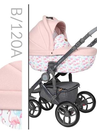 Дитяча коляска універсальна 2 в 1 baby merc bebello 120a