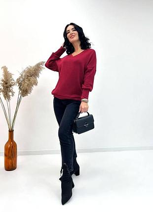 Женский пуловер из ангоры 6