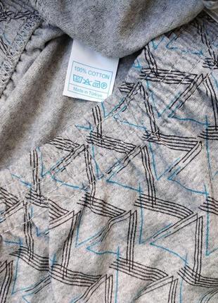 Чоловічі труси сімейні шорти doremi бавовна туреччина сірий трикутнички 5 2xl 52