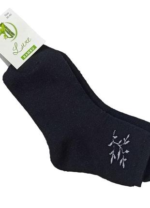Шкарпетки жіночі махрові високі 23-25 розмір (36-40 взуття) luxe гілка зимові темно-сірий5 фото