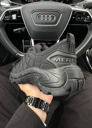 Зимние мужские кроссовки merrell ice cap moc 2 gore tex black (термо) 41-43-44-45-467 фото