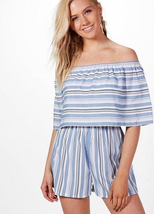 #розвантажуюсь літній комбінезон ромпер з відкритими плечима boohoo, розмір 8