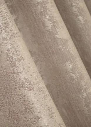 Шторна тканина жакард sultan yl. колір бежево-пудровий