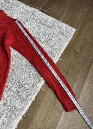 Поло свитер красный5 фото