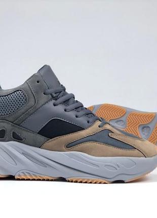 11942 adidas yeezy boost 700 кроссовки адидас изви буст кроссовки мужественный мех зима кроссовки