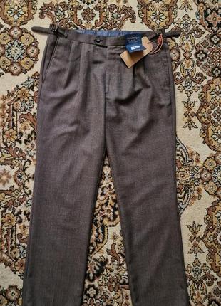 Брендовые фирменные английские демисезонные зимние шерстяные шерстяные шерстяные брюки debenhams(hammond &amp;co),оригинал,новые с бирками,размер 34.