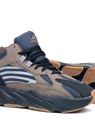 11939 adidas yeezy boost 700 кроссовки адидас зи буст кроссовки мужественный мех зима