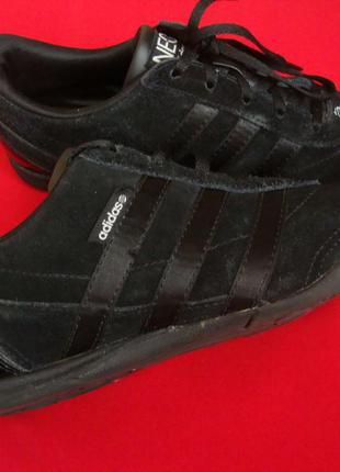 Кроссовки adidas black оригинал натур замша 39-40 размер2 фото