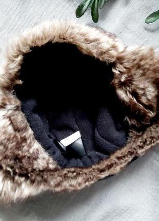Шапка ушанка зима от h&amp;m размер 4-6 лет3 фото