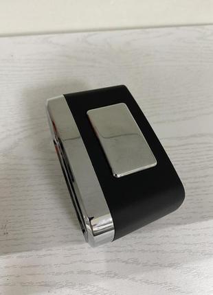 Б/у цифровой будильник с жк-дисплеем grundig черный