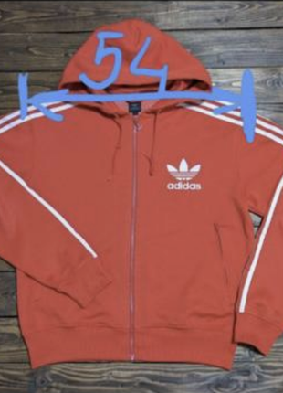 Кофта худі на замку adidas originals три полоски олімпійка adidas реглан5 фото