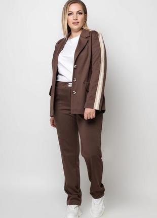 Костюм muar каринн 56 коричневый 0391