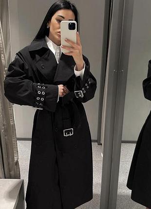 Тренч плащ zara зараз женский m-l