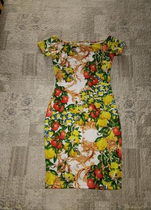 Платье, платье bodyflirt boutique лимон 🍋, апельсин 🍊 505