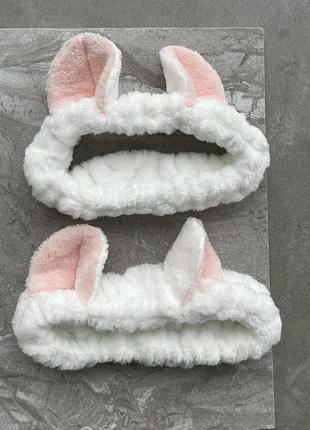 Косметична пов'язка на голову з  котячими вушками