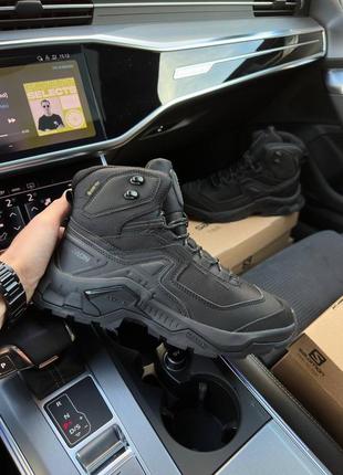 ❄️треккинговые мужские ботинки salomon quest element 97x gore-tex all black ⬆️6 фото