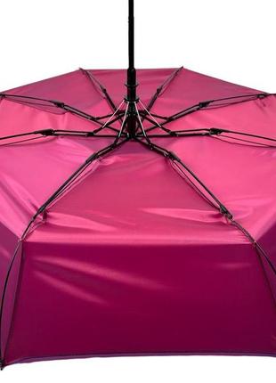 Жіноча парасоля напівавтомат "хамелеон" на 8 спиць від toprain, малиновий, 02022-66 фото