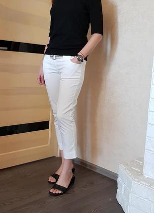 Элегантные белые укороченные брюки капри cerruti 1881, оригинал