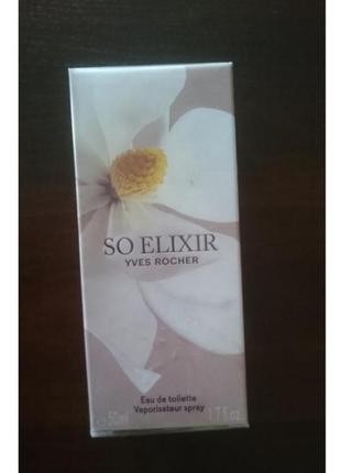 Туалетна водаso elixur, 50ml. . yves rocher1 фото