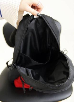 Рюкзак чорний червоний текстиль поліестер чоловічий citty-2 gard 5836026 фото