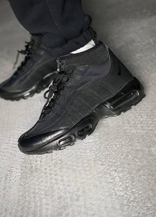 Кросівки nike air max 95 sneakerboot black2 фото