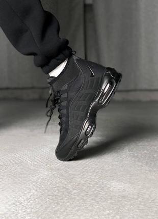 Кросівки nike air max 95 sneakerboot black5 фото