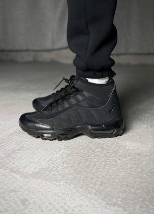 Кросівки nike air max 95 sneakerboot black1 фото