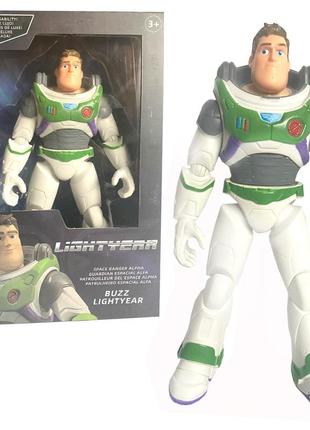 Фигурка героя базз лайтер, buzz lightyear, история игрушек, космический герой, шарнирный 34*17*7,5см (3388)