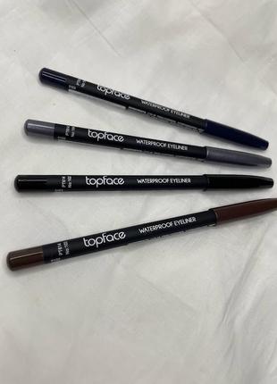 Олівець для очей topface waterproof eyeliner pt614
