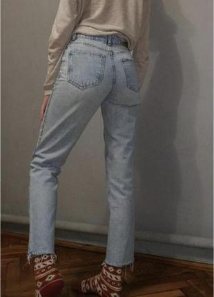 Прямые джинсы zara, bershka2 фото