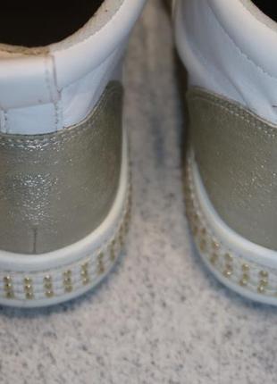 Кожаные демисезонные ботинки geox оригинал - 38 - 39 размер6 фото