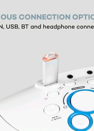 Бумбокс, проигрыватель компакт-дисков, dab+, fm, bluetooth, пульт дистанционного...