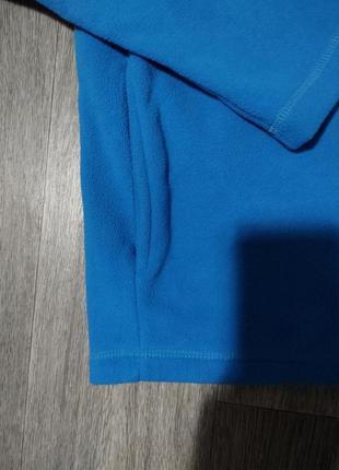 Мужская флисовая кофта / свитер / синяя толстовка / свитшот / флиска / мужская одежда4 фото