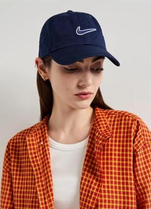 Nike h86 heritage 86 cap essential swoosh 943091-451 кепка оригінал унісекс бейсболка синя