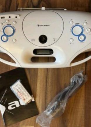 Бумбокс, проигрыватель компакт-дисков, dab+, fm, bluetooth, пульт дистанционного...