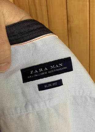 Мужская рубашка zara man4 фото