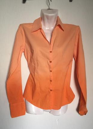 Легкая рубашка с градиентом