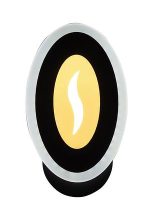 Светильник светодиодный настенный, led бра sunlight черный 3015