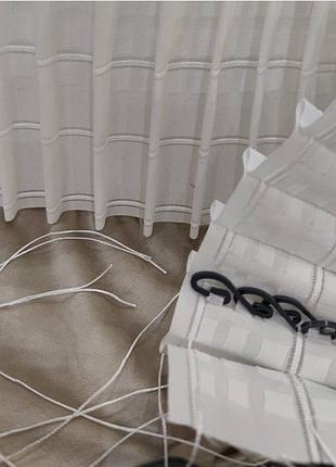 Шторна тасьма mirra. широка тасьма для штор шириною 15см