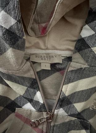 Костюм худи на замочке + штанишки burberry оригинал8 фото