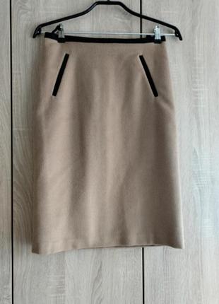 Ідеальна тепла з шерстю спідничка 36(8) m&s collection