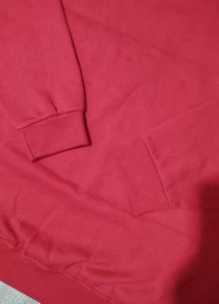 Мужской красный свитшот / premium / свитер / джемпер / тёплый свитшот / мужская одежда  /3 фото