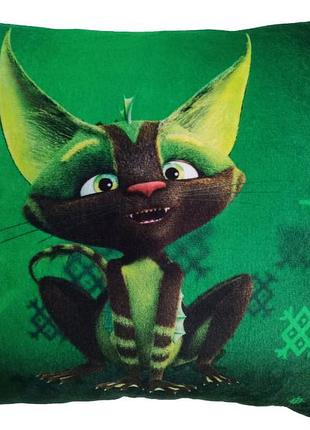 Подушка дитяча сувенір жабокиць квусь "мавка.лісова пісня" копиця 28x28x11 см (00279-67)