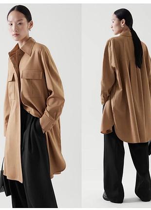 Cos сукня сорочка оверс шерсть