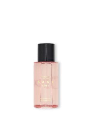 Оригинальный парфюм мини мист парфюмированный спрей bare rose от victoria’s secret travel mist 75 m2 фото